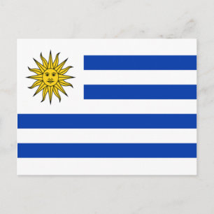Flag of Uruguay Postcard