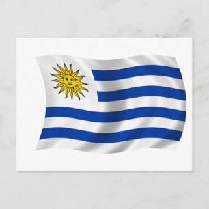 Flag of Uruguay Postcard