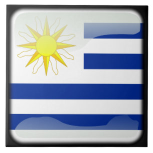 Flag of Uruguay Tile
