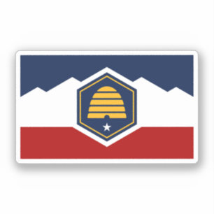 Flag of Utah (Beehive Flag)