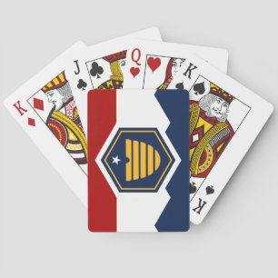 Flag of Utah (Beehive Flag) Playing Cards