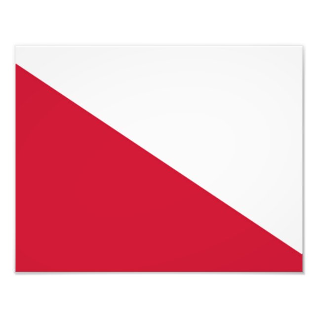 Flag of Utrecht (city) Photo Print (Front)