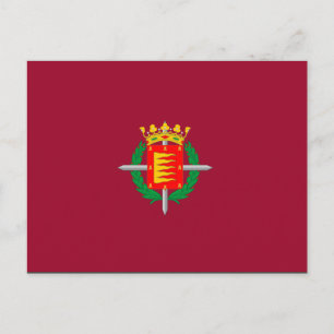 Flag of Valladolid Postcard