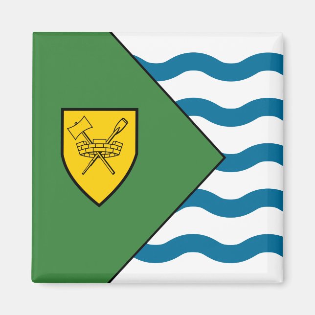 Flag of Vancouver (British Columbia, Canada) Magnet (Front)