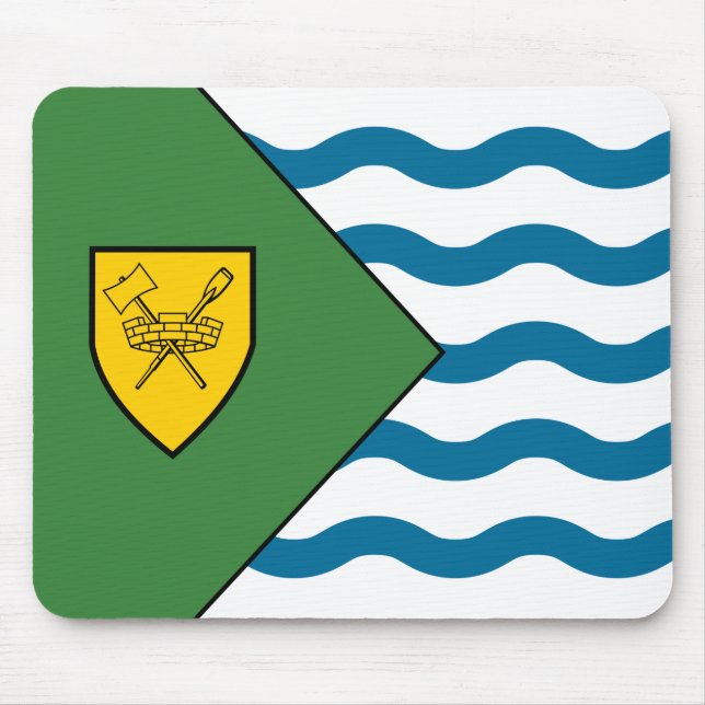Flag of Vancouver (British Columbia, Canada) Mouse Mat (Front)