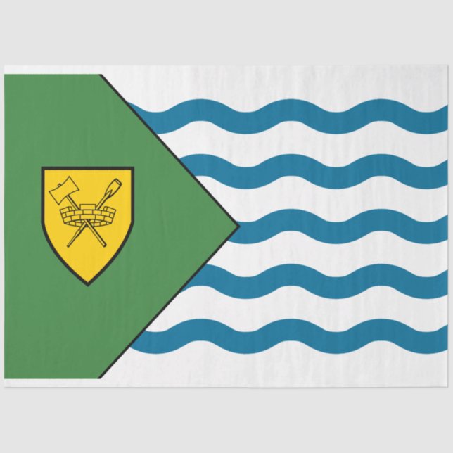 Flag of Vancouver (British Columbia, Canada) Tissue Paper (Front)