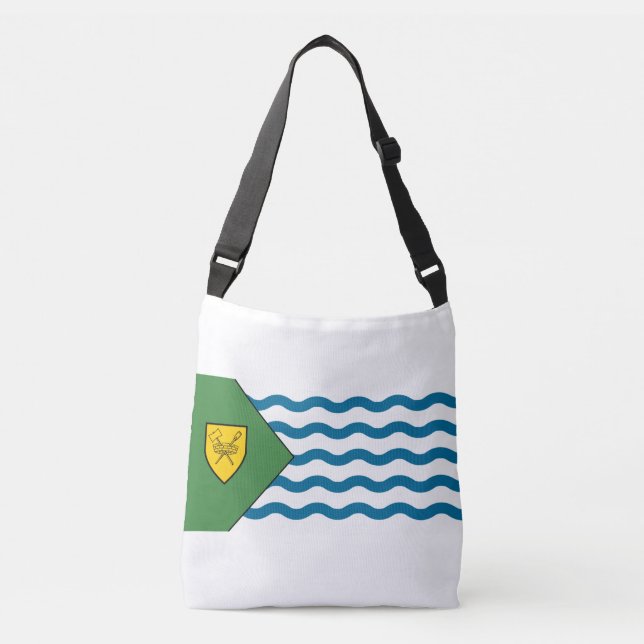 Flag of Vancouver, British Columbia Crossbody Bag (Front)