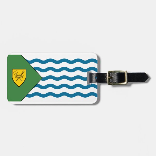 Flag of Vancouver, British Columbia Luggage Tag (Front Horizontal)