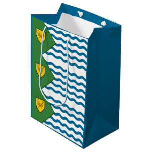 Flag of Vancouver, British Columbia Medium Gift Bag
