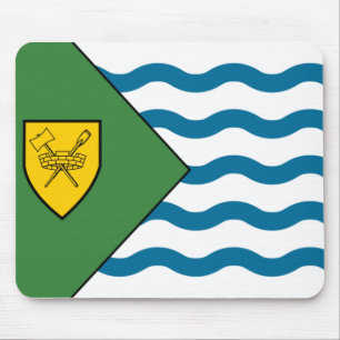 Flag of Vancouver, British Columbia Mouse Mat