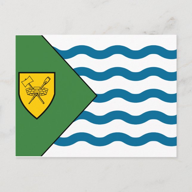 Flag of Vancouver, British Columbia Postcard (Front)