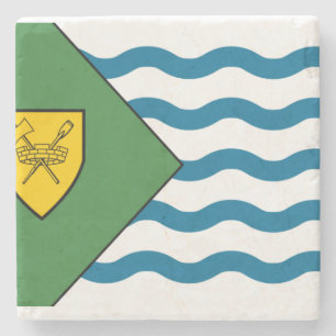 Flag of Vancouver, British Columbia Stone Coaster