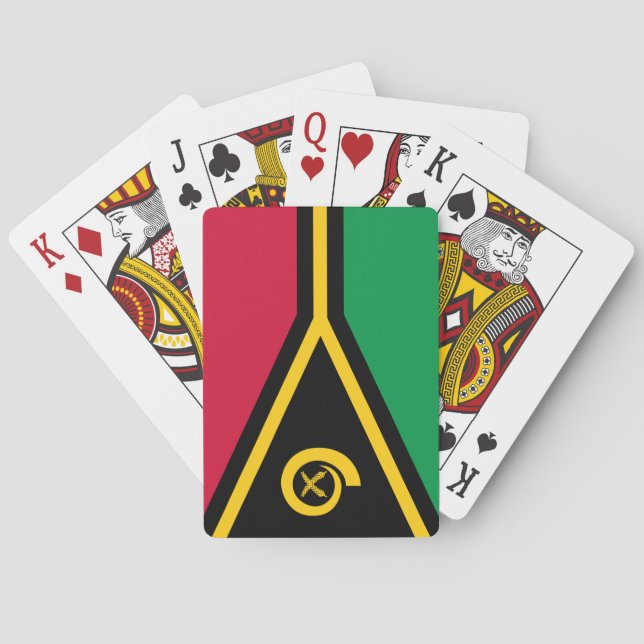 Flag of Vanuatu Playing Cards (Back)