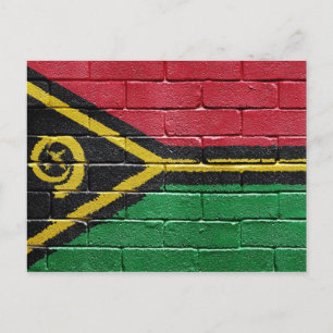 Flag of Vanuatu Postcard