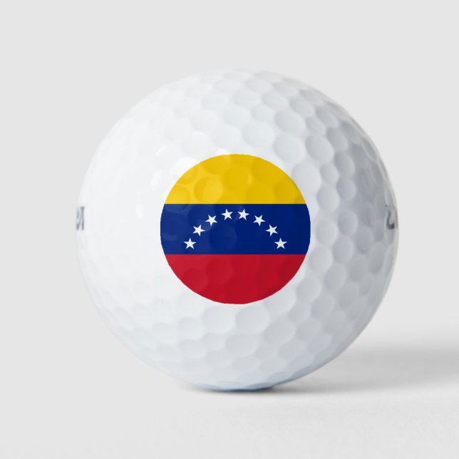 Flag of Venezuela Golf Balls (Front)