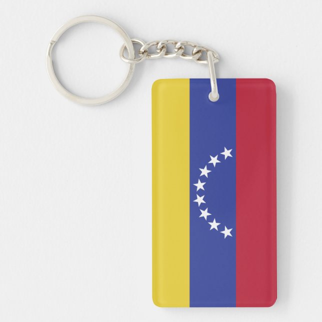 Flag of Venezuela Key Ring (Front)