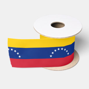 Flag of Venezuela Satin Ribbon