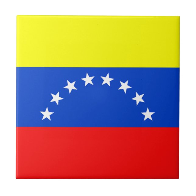 Flag of Venezuela Tile (Front)