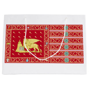 Flag of Venice, Italy (Venezia, Veneto, Italia) Large Gift Bag
