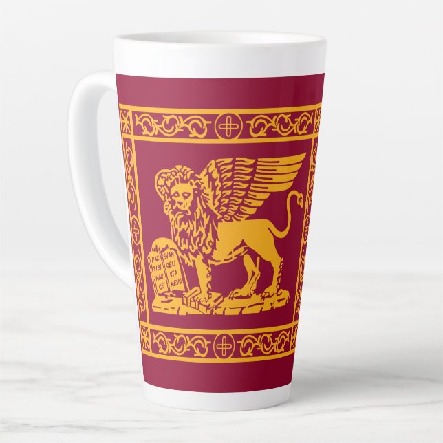 Flag of Venice Photo Wallet Latte Mug (Left Angle)