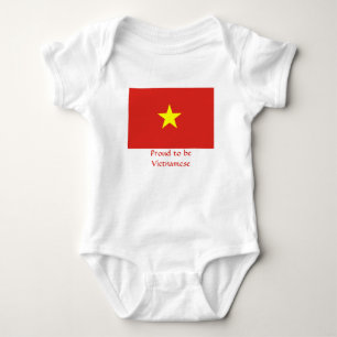 Flag of Vietnam Baby Bodysuit