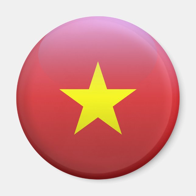 Flag of Vietnam Magnet (Front)