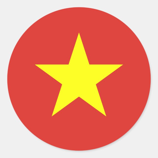 Flag of Vietnam Sticker (Front)