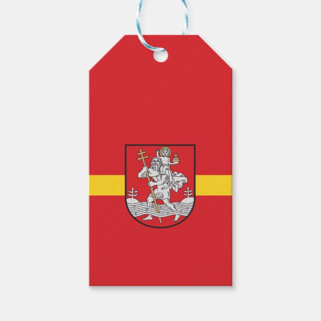 Flag of Vilnius, Lithuania Gift Tags (Front)