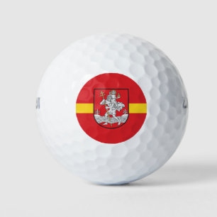 Flag of Vilnius, Lithuania Golf Balls