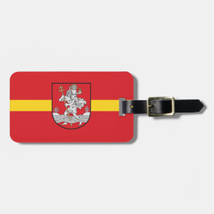 Flag of Vilnius, Lithuania Luggage Tag