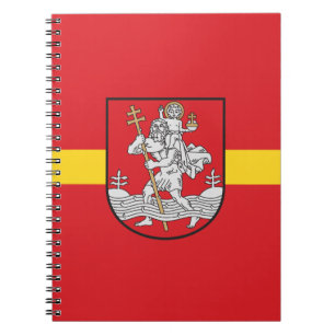 Flag of Vilnius, Lithuania Notebook