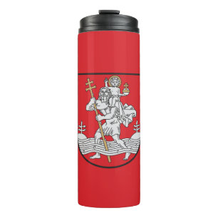 Flag of Vilnius, Lithuania Thermal Tumbler