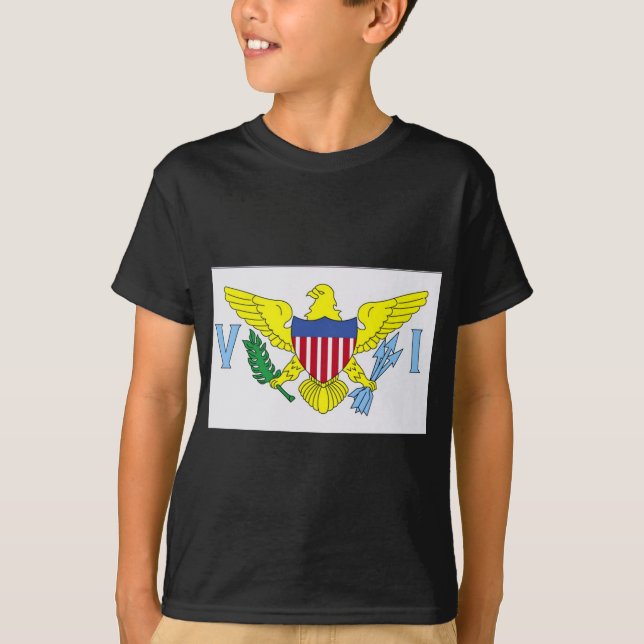 Flag of Virgin Islands Kid's Shirt (Front)