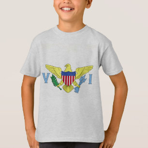 Flag of Virgin Islands Kid's Shirt