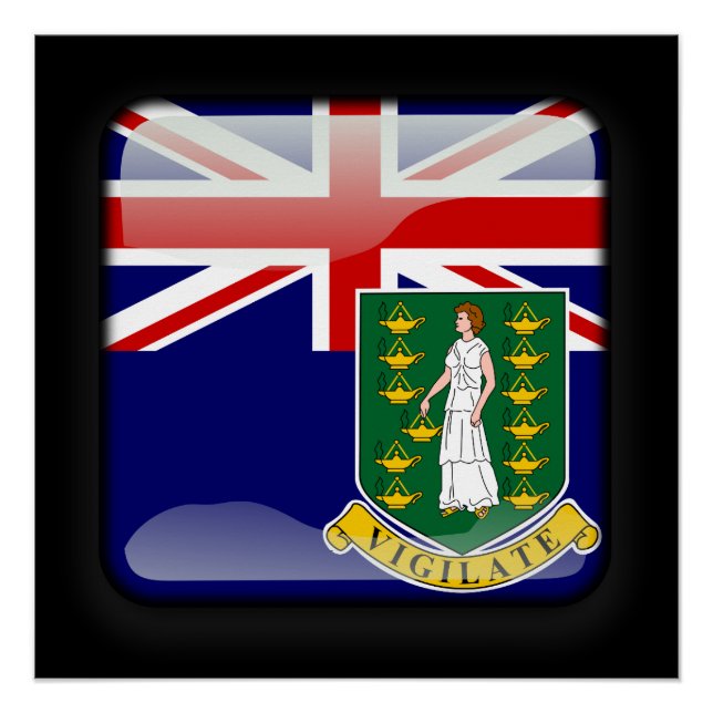 Flag of Virgin Islands Poster (Front)