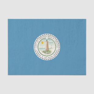 Flag of Virginia Beach (Virginia, USA) Tissue Paper