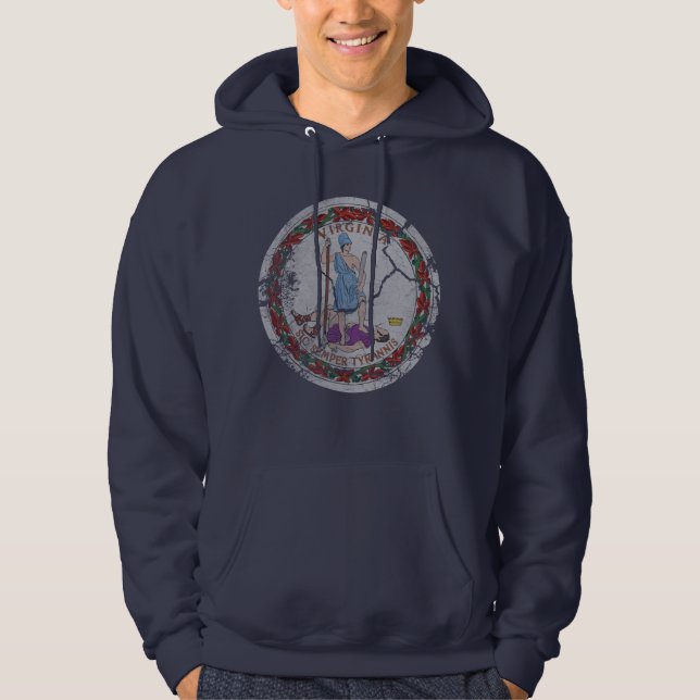 Flag of Virginia Hoodie (Front)