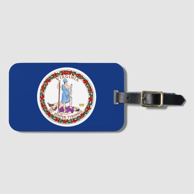 Flag of Virginia Luggage Tag (Front Horizontal)
