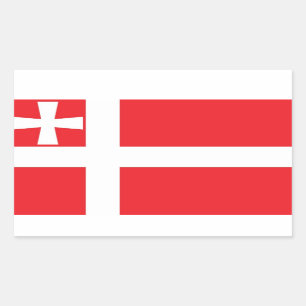 Flag of Volyn Oblast, Ukraine Rectangular Sticker