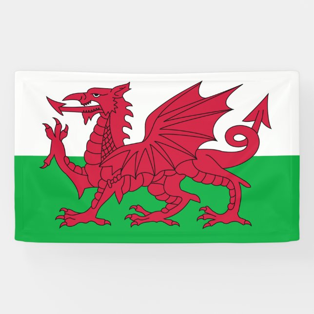 Flag of Wales Banner (Horizontal)
