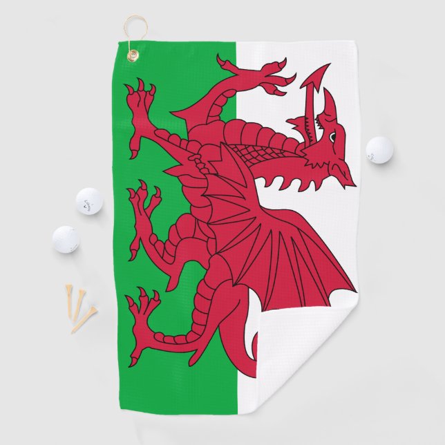 Flag of Wales Golf Towel (InSitu)