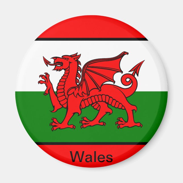 Flag of Wales Magnet (Front)