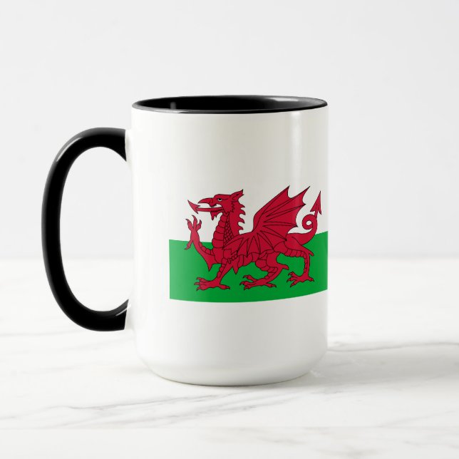 Flag of Wales Mug (Left)