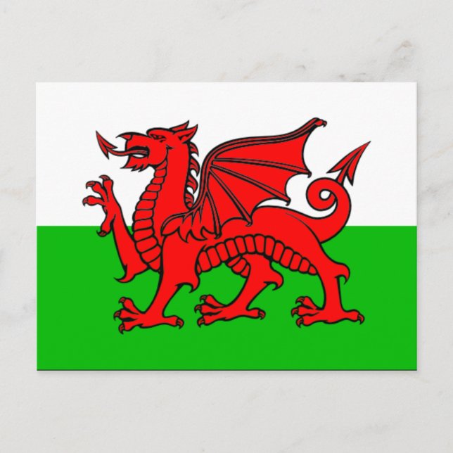 Flag of Wales Postcard (Front)