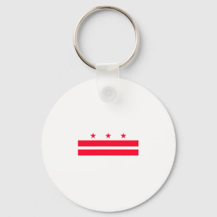 Flag Of Washington D.c. _1 Key Ring