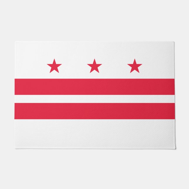 Flag of Washington D.C. (District of Columbia) Doormat (Front)