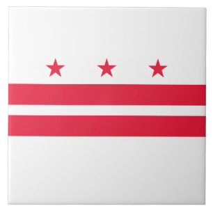 Flag of Washington D.C. (District of Columbia) Tile