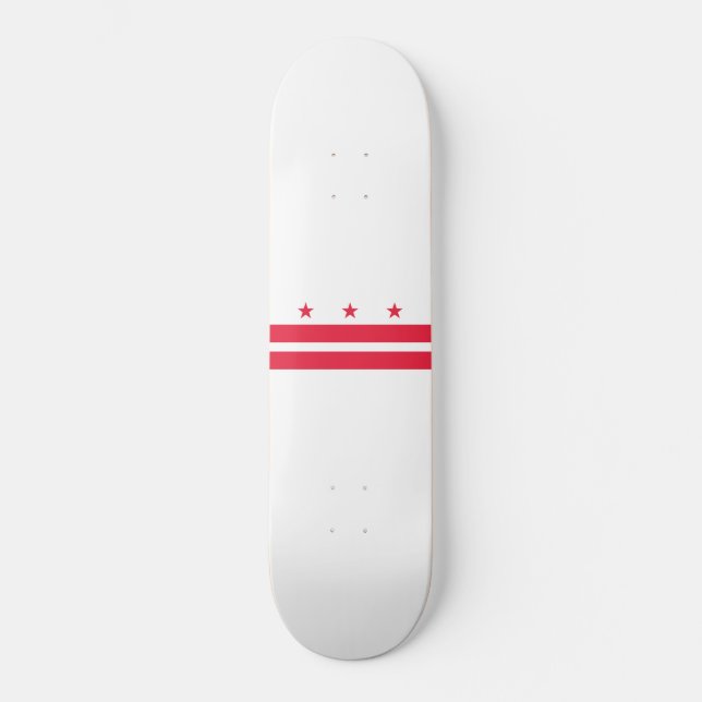 Flag of Washington (District of Columbia) Skateboard (Front)