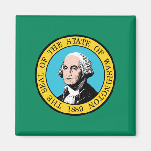 Flag of Washington State Magnet
