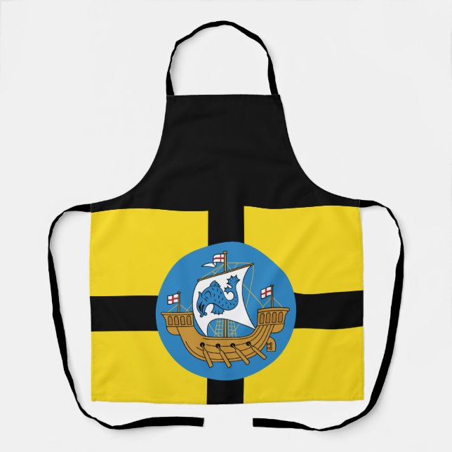 Flag of Wellington City, New Zealand Apron (Front)